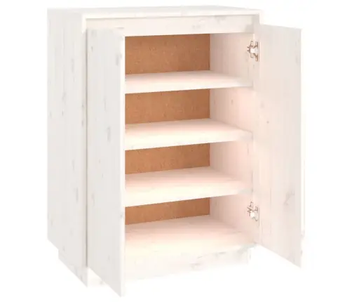 Kingakapp, Valge, 60X35X80 cm Männipuit