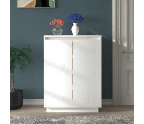 Kingakapp, Valge, 60X35X80 cm Männipuit