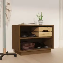 Apavu Plaukts, Medus Brūns, 60X34X45 Cm, Priedes Masīvkoks Vidaxl Apavu Plaukts, Medus Brūns, 60X34X45 Cm, Priedes Masīvkoks Vidaxl