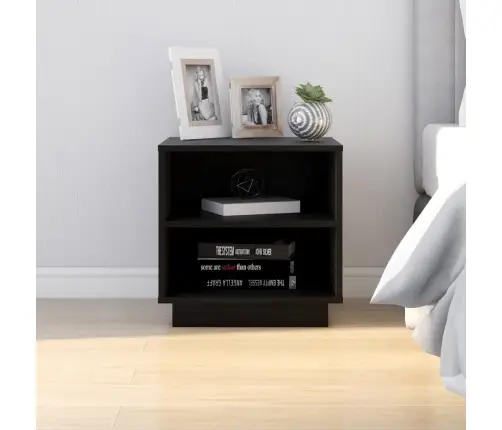 Öökapid 2 Tk, Must, 40X34X40 cm Männipuit