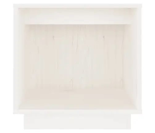 Naktsgaldiņi, 2 Gab., Balti, 40X30X40 Cm, Priedes Masīvkoks Vidaxl