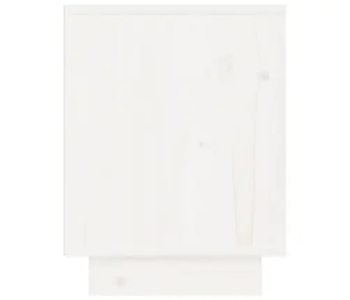 Naktsgaldiņi, 2 Gab., Balti, 40X30X40 Cm, Priedes Masīvkoks Vidaxl