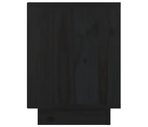 Öökapid 2 Tk, Must, 40X30X40 cm Männipuit