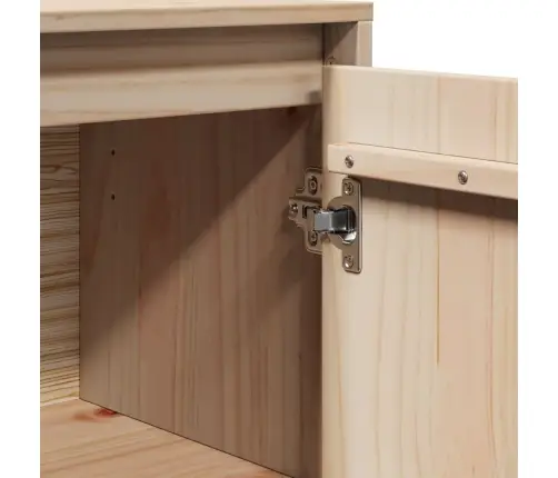 Kumode, 60X34X75 Cm, Priedes Masīvkoks Vidaxl