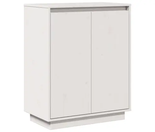 Puhvetkapp, Valge, 60X34X75 cm Toekas Männipuit