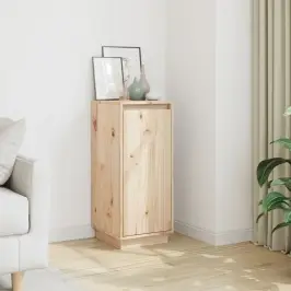 Kumode, 31,5X34X75 Cm, Priedes Masīvkoks Vidaxl