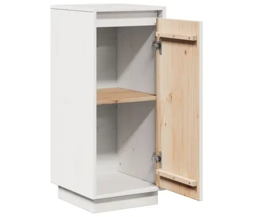 Kumodes, 2 Gab., Baltas, 31,5X34X75 Cm, Priedes Masīvkoks Vidaxl