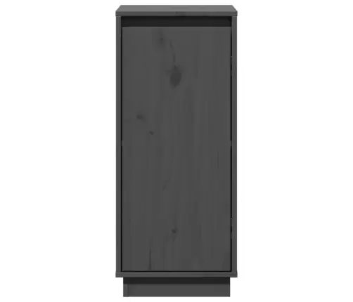 Kumodes, 2 Gab., Pelēkas, 31,5X34X75 Cm, Priedes Masīvkoks Vidaxl