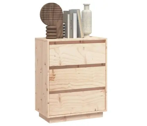 Kumode, 60X34X75 Cm, Priedes Masīvkoks Vidaxl Kumode, 60X34X75 Cm, Priedes Masīvkoks Vidaxl