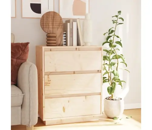 Kumode, 60X34X75 Cm, Priedes Masīvkoks Vidaxl Kumode, 60X34X75 Cm, Priedes Masīvkoks Vidaxl