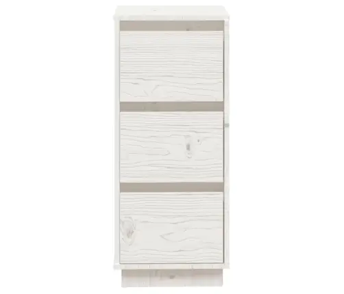 Puhvetkapid 2 Tk, Valge, 32X34X75 cm Toekas Männipuit