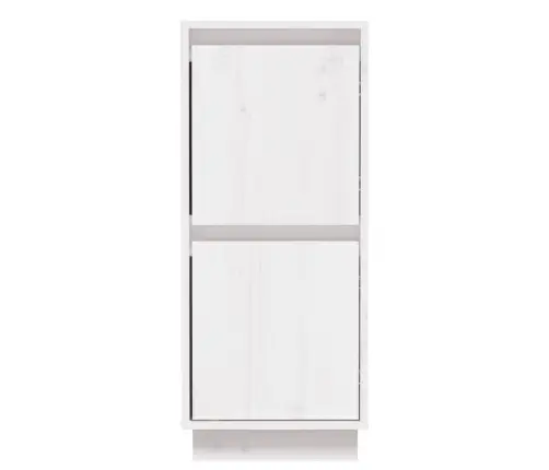 Šoninės Spintelės, 2Vnt., Baltos, 31,5X34X75cm Pušies Masyvas
