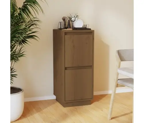 Šoninė Spintelė, Medaus Ruda, 31,5X34X75cm Pušies Masyvas