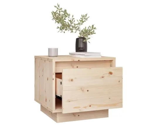 Naktsgaldiņi, 2 Gab., Balti, 35X34X32 Cm, Priedes Masīvkoks Vidaxl