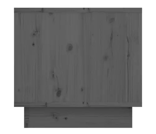 Naktinės Spintelės, 2Vnt., Pilkos, 35X34X32cm Pušies Masyvas