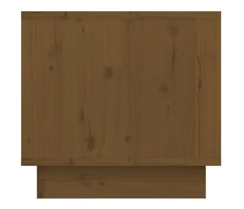 Naktsskapīši, 2 Gab., Brūni, 35X34X32 Cm, Priedes Masīvkoks Vidaxl