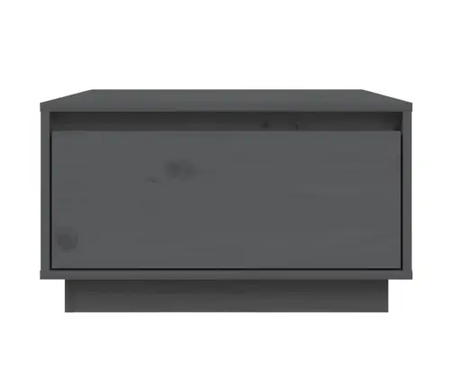 Kafijas Galdiņš, Pelēks, 55X56X32 Cm, Priedes Masīvkoks Vidaxl