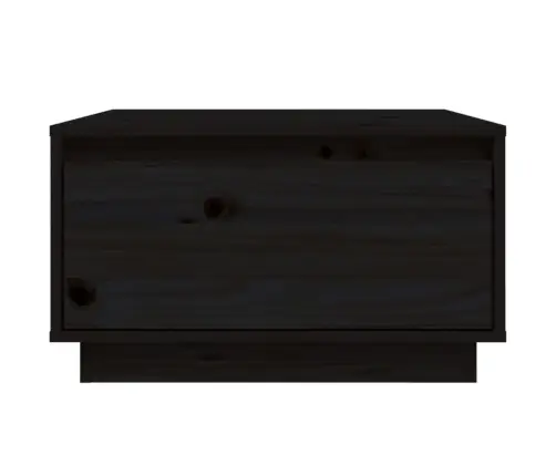 Kafijas Galdiņš, Melns, 55X56X32 Cm, Priedes Masīvkoks Vidaxl