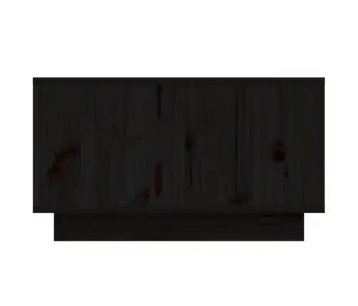 Kafijas Galdiņš, Melns, 55X56X32 Cm, Priedes Masīvkoks Vidaxl