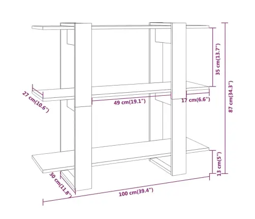 Grāmatu Plaukts, Aizslietnis, Spīdīgi Balts, 100X30X87 Cm Vidaxl