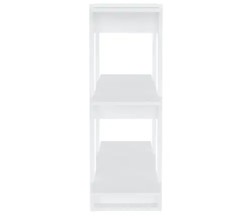 Grāmatu Plaukts, Aizslietnis, Balts, 80X30X87 Cm Vidaxl