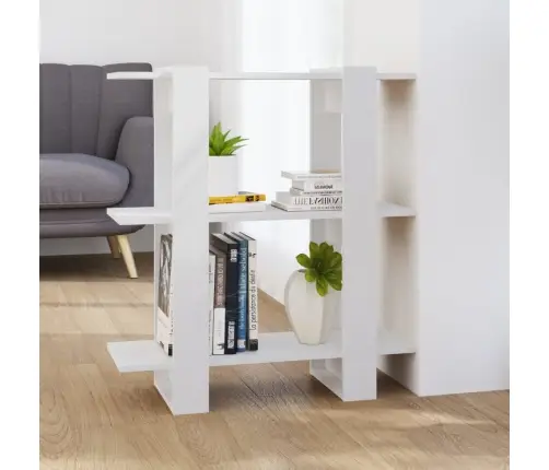 Grāmatu Plaukts, Aizslietnis, Balts, 80X30X87 Cm Vidaxl