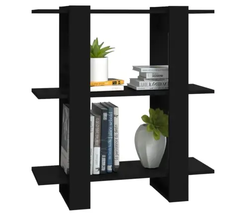 Grāmatu Plaukts, Aizslietnis, Melns, 80X30X87 Cm Vidaxl