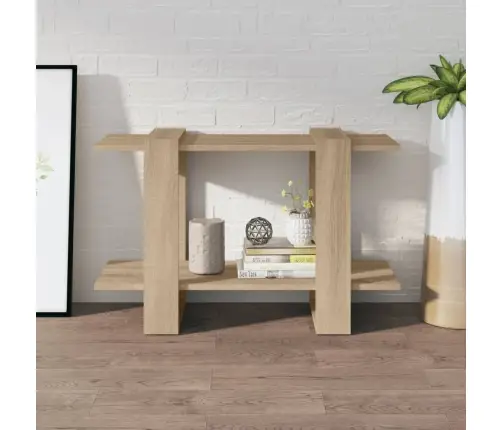 Grāmatu Plaukts, Aizslietnis, Ozolkoka Krāsa, 80X30X51 Cm Vidaxl