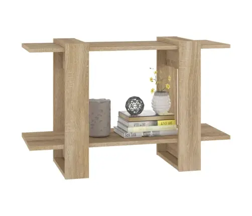 Grāmatu Plaukts, Aizslietnis, Ozolkoka Krāsa, 80X30X51 Cm Vidaxl