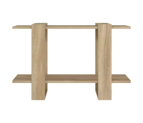 Grāmatu Plaukts, Aizslietnis, Ozolkoka Krāsa, 80X30X51 Cm Vidaxl