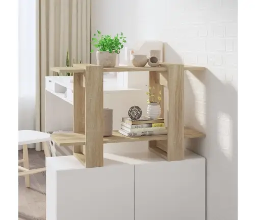 Grāmatu Plaukts, Aizslietnis, Ozolkoka Krāsa, 80X30X51 Cm Vidaxl