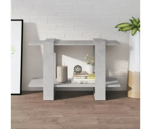 Spintelė Knygoms/Kambario Pertvara, Betono Pilka, 80X30X51Cm