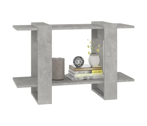 Spintelė Knygoms/Kambario Pertvara, Betono Pilka, 80X30X51Cm