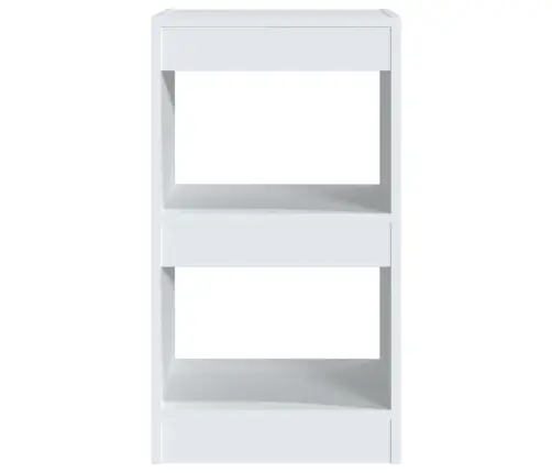 Grāmatu Plaukts, Aizslietnis, Balts, 40X30X72 Cm Vidaxl