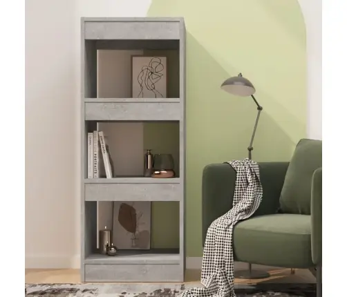 Raamaturiiul/Ruumijagaja Betoonhall 40X30X103 Cm Tehispuit Raamaturiiul/Ruumijagaja Betoonhall 40X30X103 Cm Tehispuit