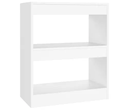 Spintelė Knygoms/Kambario Pertvara, Balta, 60X30X72Cm