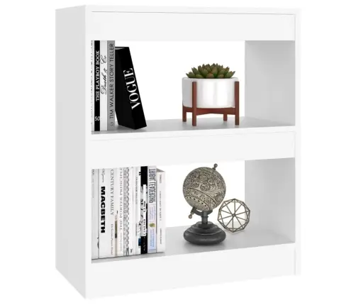 Spintelė Knygoms/Kambario Pertvara, Balta, 60X30X72Cm