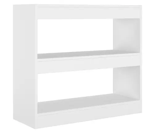 Grāmatu Plaukts, Aizslietnis, Balts, 80X30X72 Cm Vidaxl