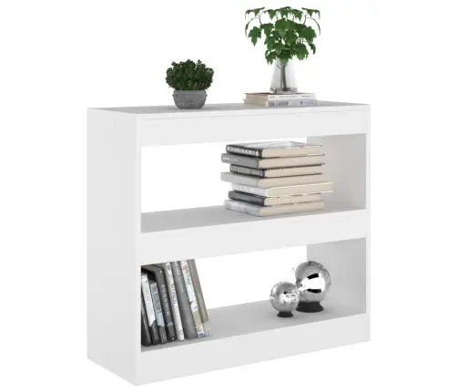 Grāmatu Plaukts, Aizslietnis, Balts, 80X30X72 Cm Vidaxl