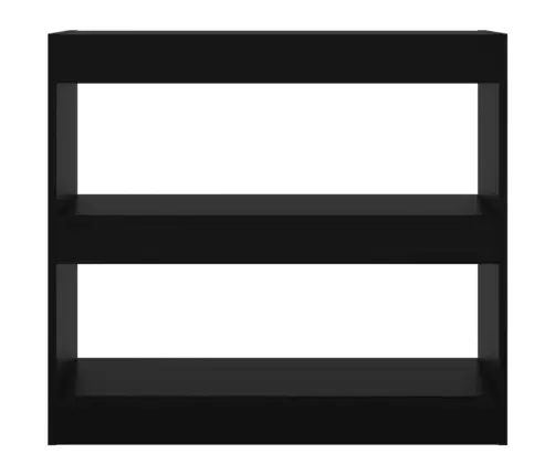 Grāmatu Plaukts, Aizslietnis, Melns, 80X30X72 Cm Vidaxl