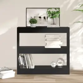 Grāmatu Plaukts, Aizslietnis, Melns, 80X30X72 Cm Vidaxl