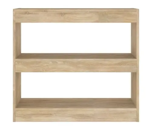 Grāmatu Plaukts, Aizslietnis, Ozolkoka Krāsa, 80X30X72 Cm Vidaxl