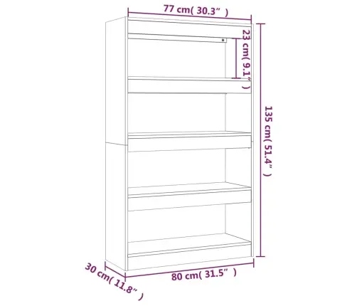 Grāmatu Plaukts, 80X30X135 Cm, Ozola Krāsa, Inženierijas Koks Vidaxl Grāmatu Plaukts, 80X30X135 Cm, Ozola Krāsa, Inženierijas Koks Vidaxl