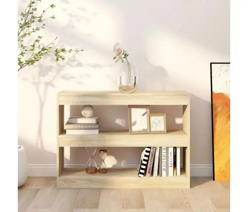 Grāmatu Plaukts, Aizslietnis, Ozolkoka Krāsa, 100X30X72 Cm Vidaxl