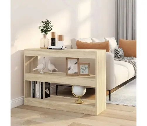 Grāmatu Plaukts, Aizslietnis, Ozolkoka Krāsa, 100X30X72 Cm Vidaxl