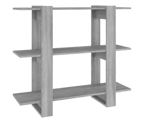 Spintelė Knygoms/Kambario Pertvara, Pilka, 100X30X87Cm