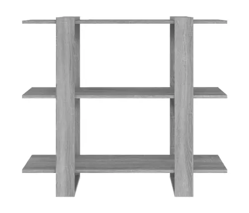 Spintelė Knygoms/Kambario Pertvara, Pilka, 100X30X87Cm