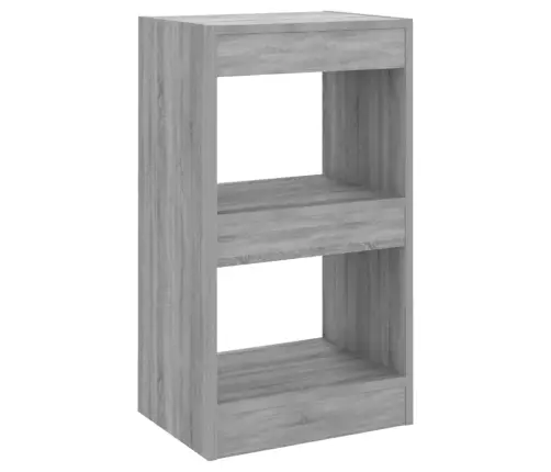 Grāmatu Plaukts, Pelēcīga Ozolkoka Krāsa, 40X30X72 Cm Vidaxl