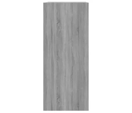 Grāmatu Plaukts, Pelēcīga Ozolkoka Krāsa, 40X30X72 Cm Vidaxl