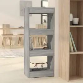 Grāmatu Plaukts, Pelēcīga Ozola, 40X30X103Cm, Inženierijas Koks Vidaxl